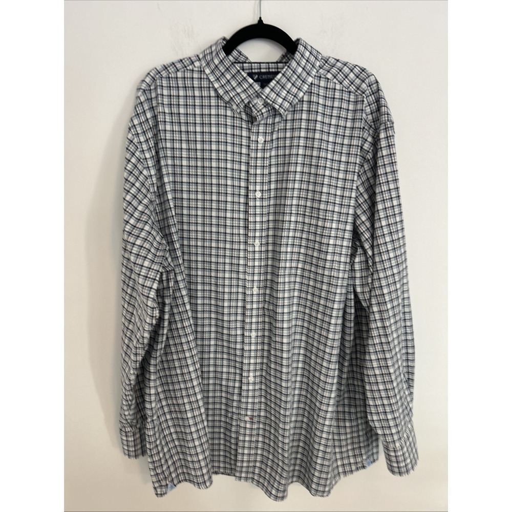 Cremieux Classics Shirt Men 2XT Tall 2X Multicolor Plaid Long Sleeve Button Down